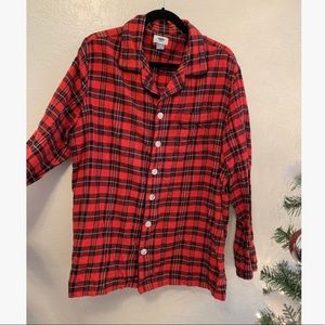 🌹Flannel PJ Top🌹